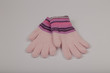 © combo1982 - Children's winter gloves on a white background.