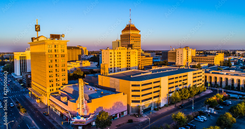 Aerial Historic Downtown Fresno California Stock Photo Adobe Stock Aerial Historic Downtown Fresno California Stock Photo Adobe Stock