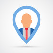 © Moofer - Colored vacancy icon business  trendy symbol. Vector illustration
