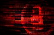 © suebsiri - padlock broke by violent attack matrix style computer language binary data code. privacy breached by hackers and virus.