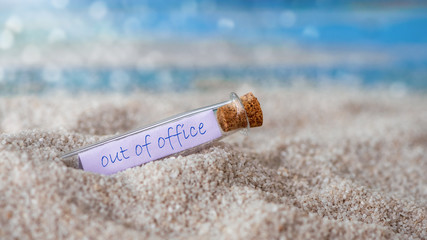 Message in a bottle: out of office