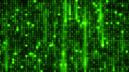 Wall Mural - data stream.big data fall