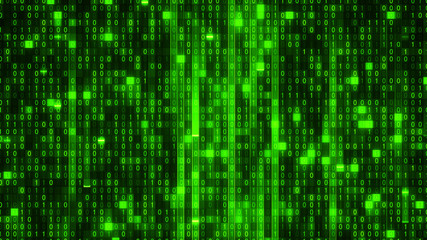 Wall Mural - data stream.big data fall