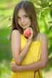 © nuzza11 - Girl with apples in nature.