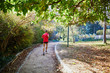 © Ekaterina Pokrovsky - Man jogging in park of Paris, France