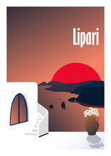 Lipari Travelposter