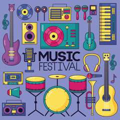 Poster - music festival background