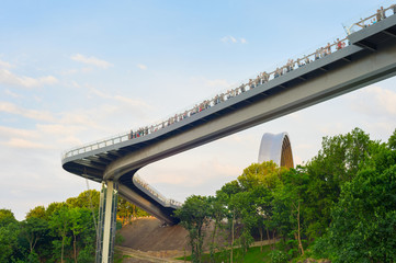 Sticker - Kiev new Pedestrian-Bicycle Bridge