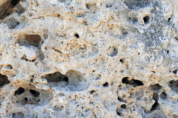 the impact of nature on the stone. intricate relief on the stone surface