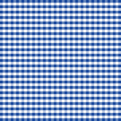 Gingham Check seamless pattern in blue and white, EPS8 file includes pattern swatch that will seamlessly fill any shape, for arts, crafts, fabrics, tablecloths, decorating, scrapbooks. 