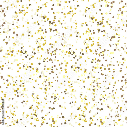 Fotografía Glitter seamless pattern. Golden confetti texture
