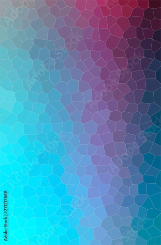 Illustration of abstract Blue, Green And Purple Little Hexagon Vertical backg...