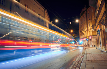 Krakow at night