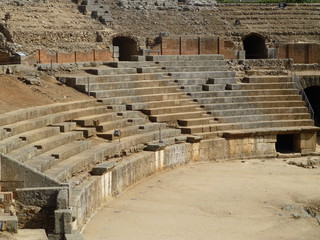 Merida, historical city of Extremadura,Spain with roman ruins