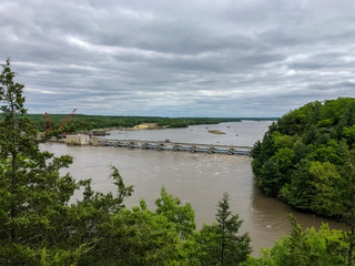 Beautiful view of the Starved Rock Nationl Park