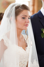 Portrait Of The Bride In The Church