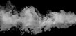 Cloud of vapor. dark black background