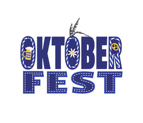 Wall Mural - Hand drawn Oktoberfest design element