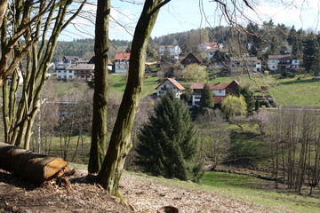 Wall Mural - Olfen im Odenwald