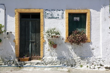 Canvas Print - Fenster auf Korfu