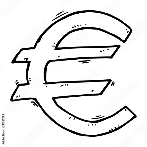euro icon vector illustration of euro sign hand drawn euro sign buy this stock vector and explore similar vectors at adobe stock adobe stock adobe stock