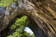 © Milan - Natural stone bridge in Vratna river gorge in Serbia, called Vratnjanske kapije. This arches is a largest natural bridges in Europe.
