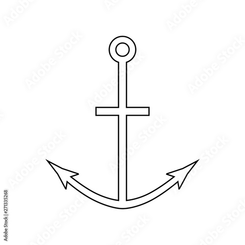 anchor isolated on white background