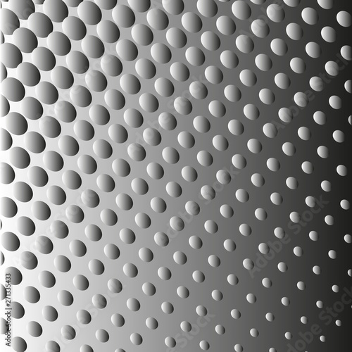 Abstract halftone pattern. Dotted backdrop with circles, dots, point large sc...