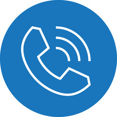 Poster - Phone Service Signal Outline Icon