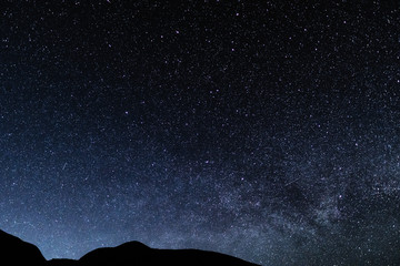 Wall Mural - night starry sky background, universe