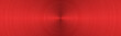 Circular brushed red metal surface. Texture of metal. Panoramic image