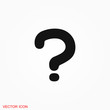 © ironsv - Information support, question mark icon vector sign symbol for design