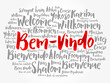 © dizain - Bem-Vindo (Welcome in Portuguese) word cloud in different languages