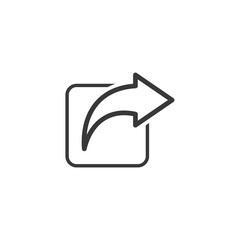 Poster - Share icon vector. sharing symbol for web site Computer and mobile vector.