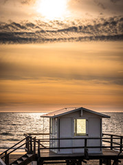 Canvas Print - old lookout tower