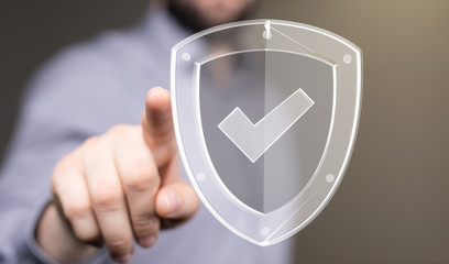 security data code digital in hand
