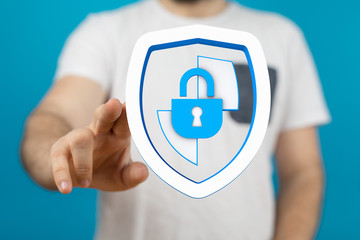 security data code digital in hand