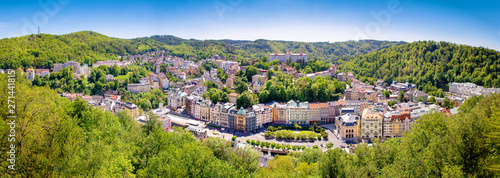 Fotomural karlovy vary city panorama czech republic