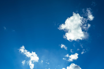 sky and clouds in afternoon