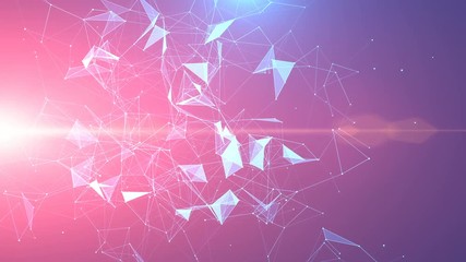 Wall Mural - Background Data Network