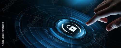 Fotografía Cyber Security Data Protection Business Privacy concept