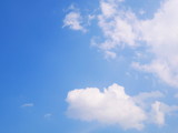 Fototapeta Niebo - blue sky with white clouds background