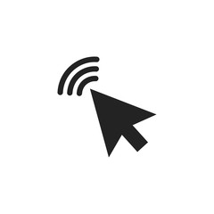 Aufkleber - line cursor icon vector in trendy flat style isolated on white background. cursor icon page symbol for your web site logo design inspiration