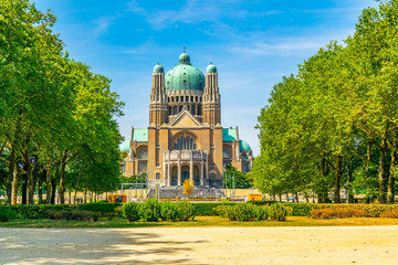 National basilica of sacred heart of Koekelberg in Brussels, Belgium