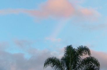 Rainbow above Ventura, California 