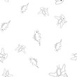 © Fotostock32 - Stegosaurus and pterodactyl seamless pattern