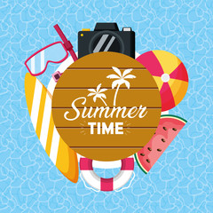 Poster - summer time holiday