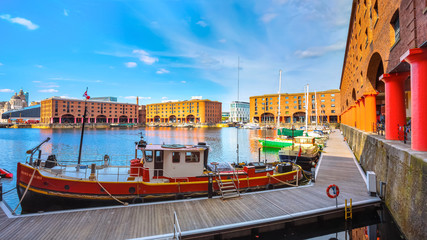 Canvas Print - Royal Albert Dock in Liverpool, UK