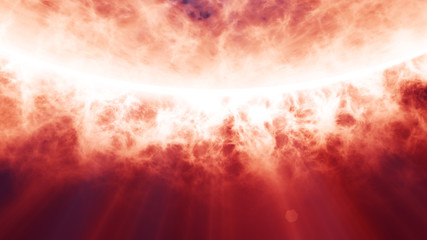 Wall Mural - Sun solar system 