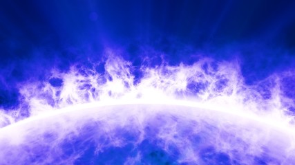 Wall Mural - Sun solar system 